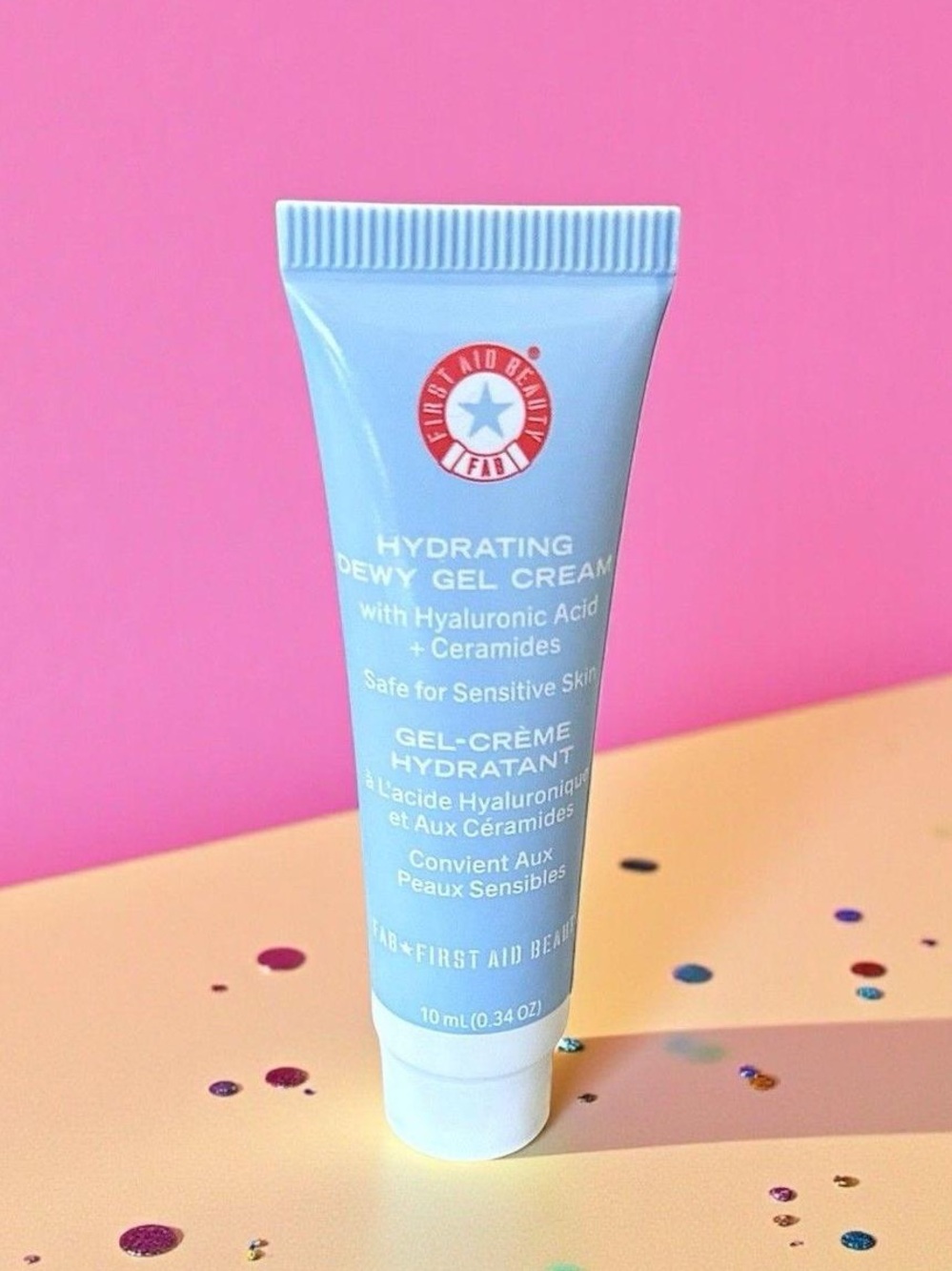 First Aid Beauty Hydrating Dewy Gel Cream with Hyaluronic Acid + Ceramides 10ML